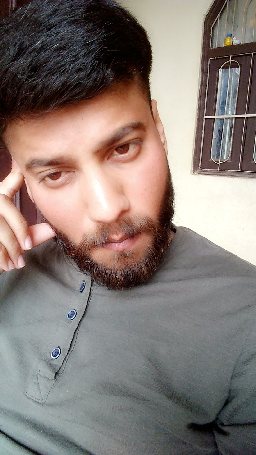 dev soaking sunlight